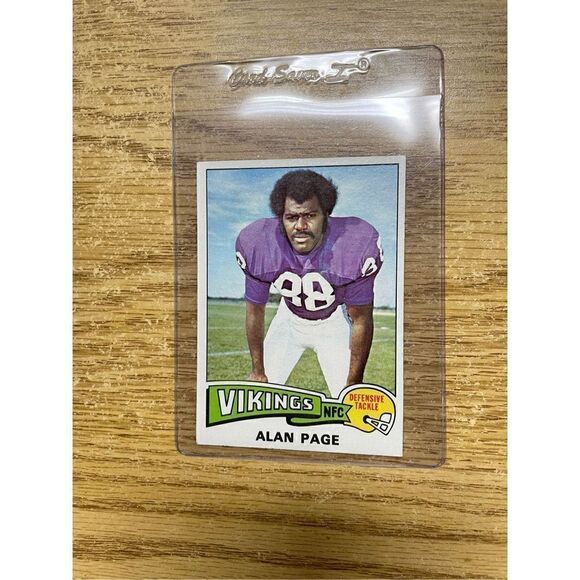 1975 topps Alan page #520 in good condition/grade - Picture 1 of 3